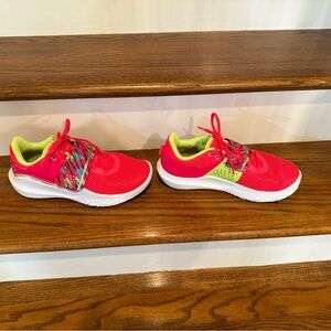 Under Armour UA Flow FUTR X UAA basketball shoe Women’s size 12 Pink/Grn